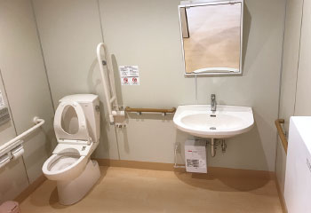 Disabled toilet (No Ostomate facility) Ground Floor